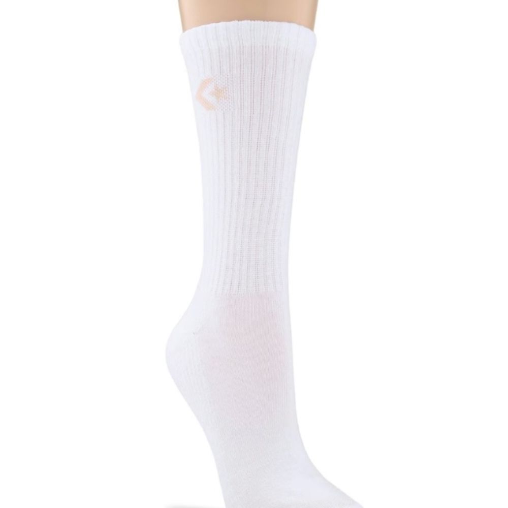 Converse 3-PK Chevron Star Logo Crew Socks - Picture 2 of 8